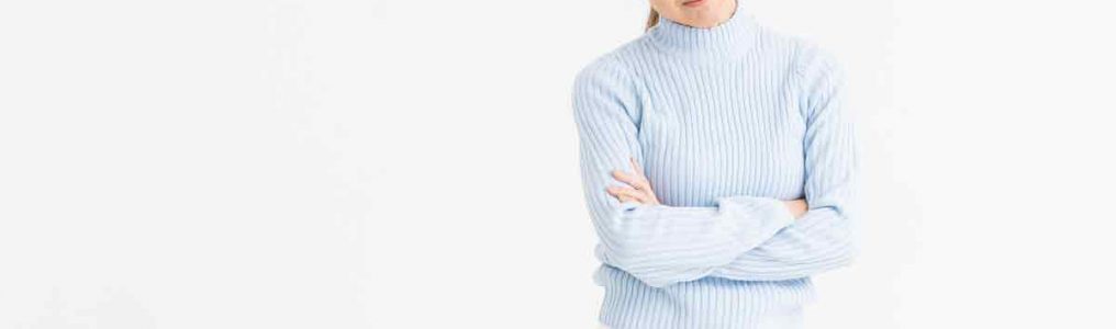 これからのケアについて考えている女性
